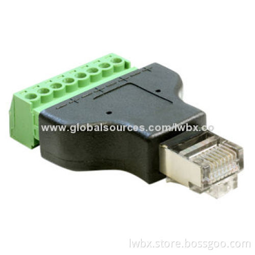 RJ45 To Terminal, Shield TypeNew